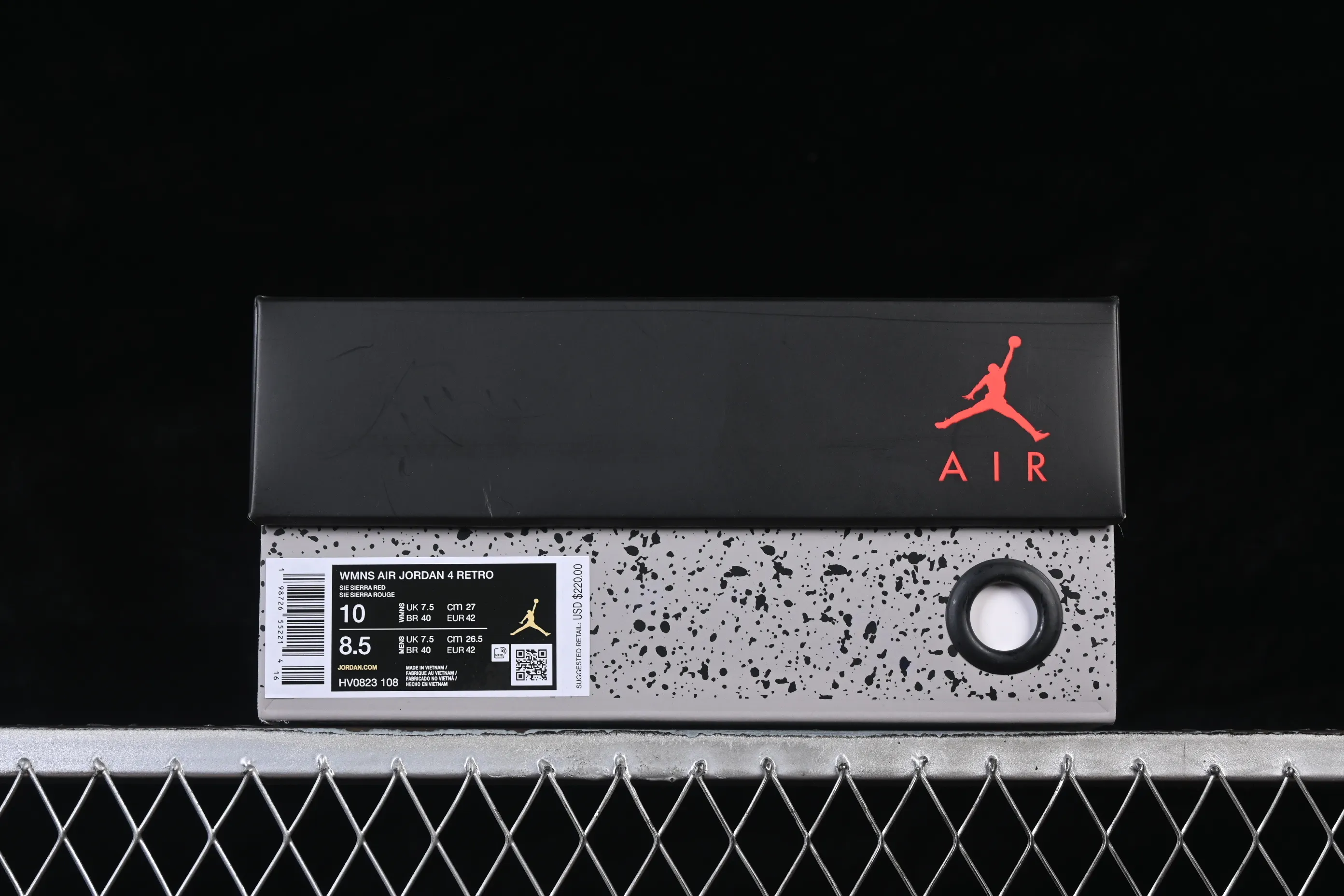 All categories Air Jordan Jordan series basketball shoes Air Jordan 4 TG version Air Jordan 4 Retro "Valentine's Day" AJ4 Joe 4 Red Valentine's Day HV0823-108